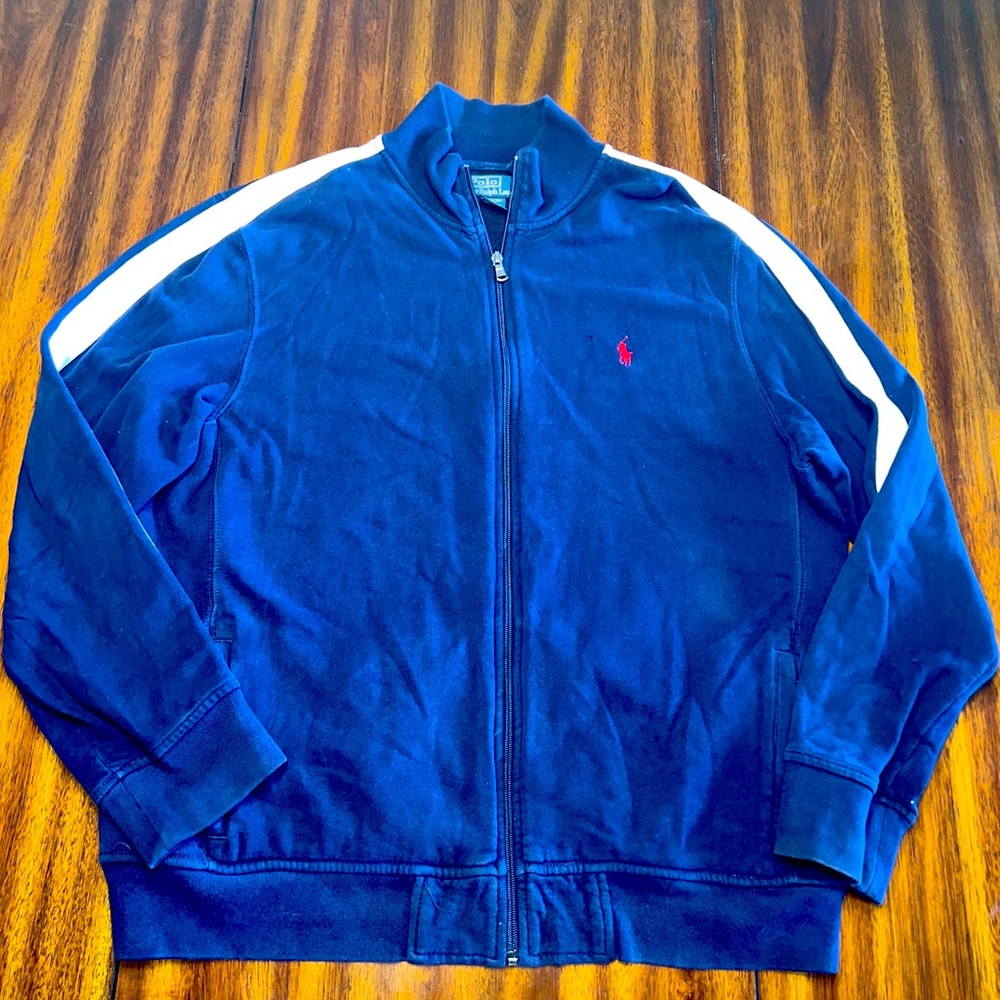 Polo Ralph Lauren Full Zip Warm Up Track Jacket Mens Sz XL.